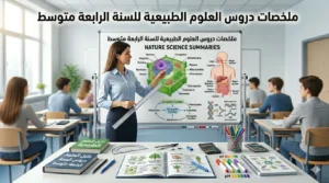 ملخصات دروس العلوم الطبيعية للسنة الرابعة متوسط